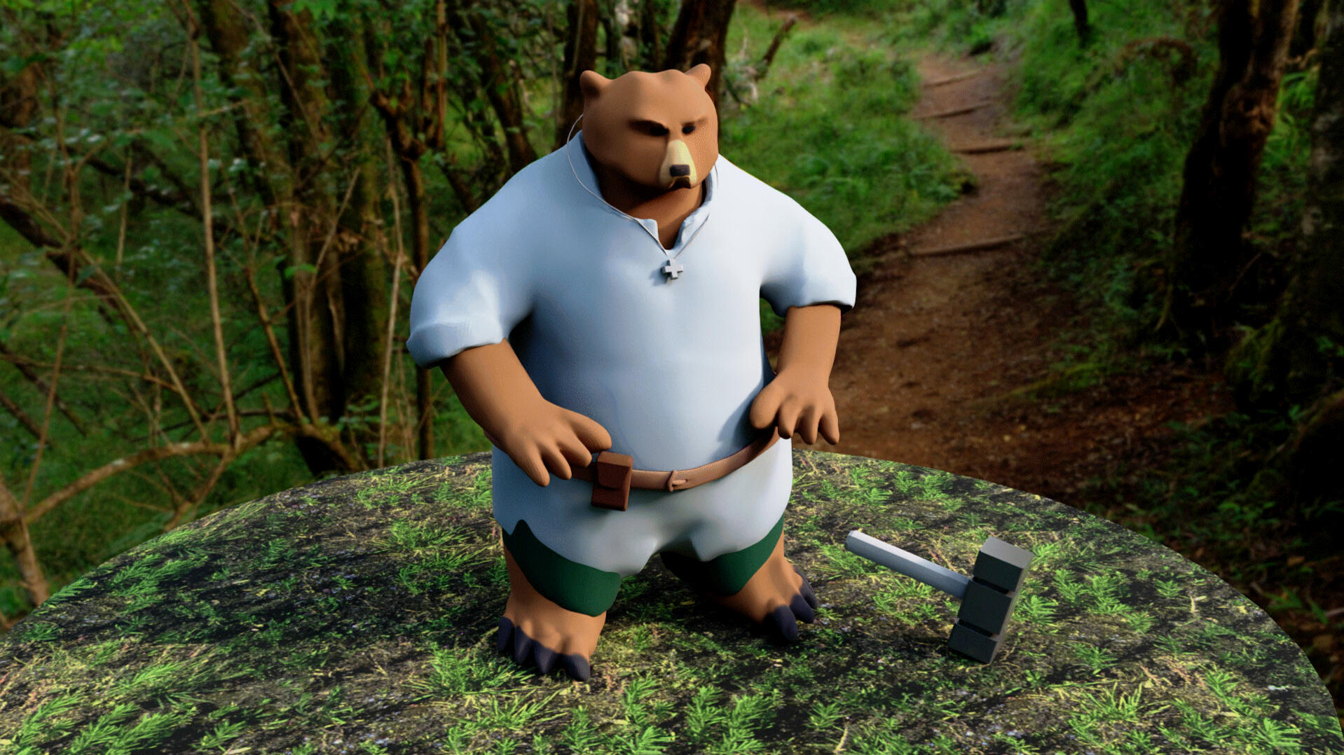 Character Design by Ari Hytti 3D Bear
